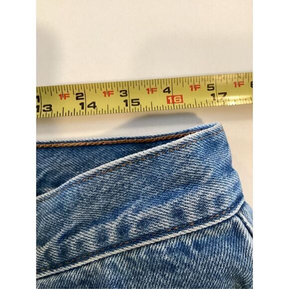 Levi’s Premium Sz 31 Wedgie Jeans Button Fly Raw Hem - Picture 5 of 8